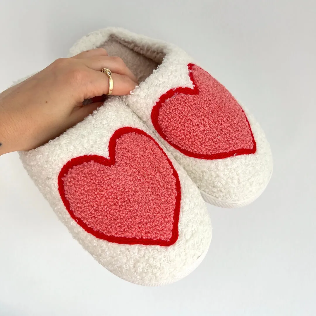 Womens Lover's Plush Slippers