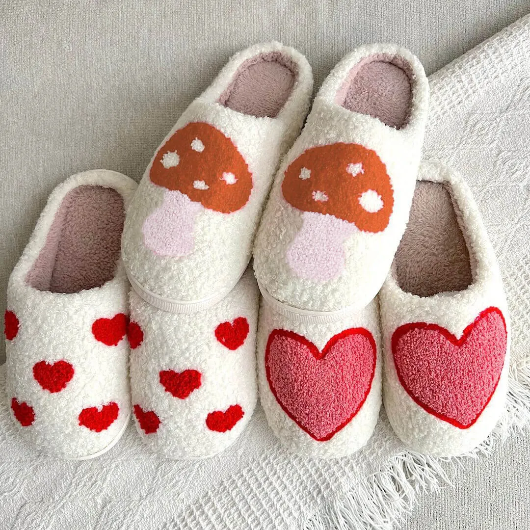 Womens Lover's Plush Slippers