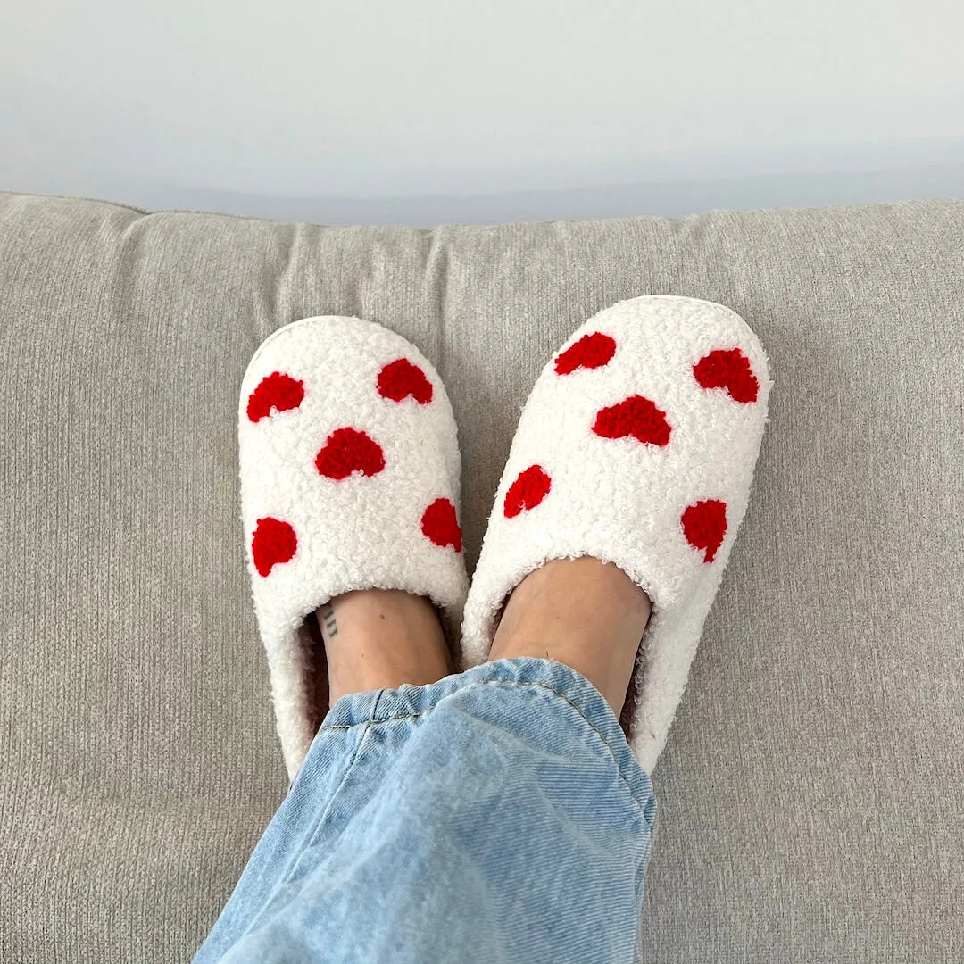 Womens Lover's Plush Slippers