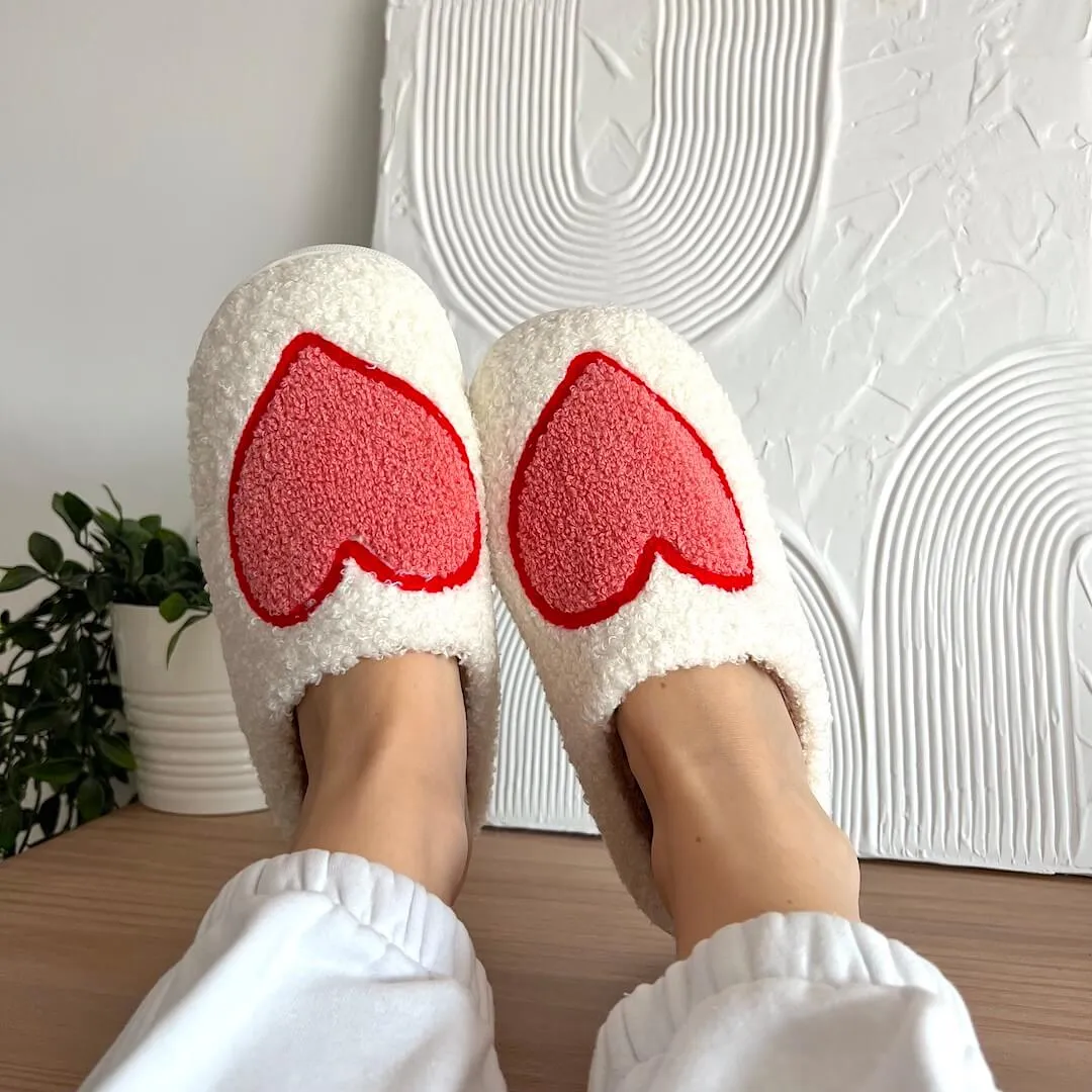 Womens Lover's Plush Slippers