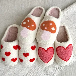 Womens Lover's Plush Slippers