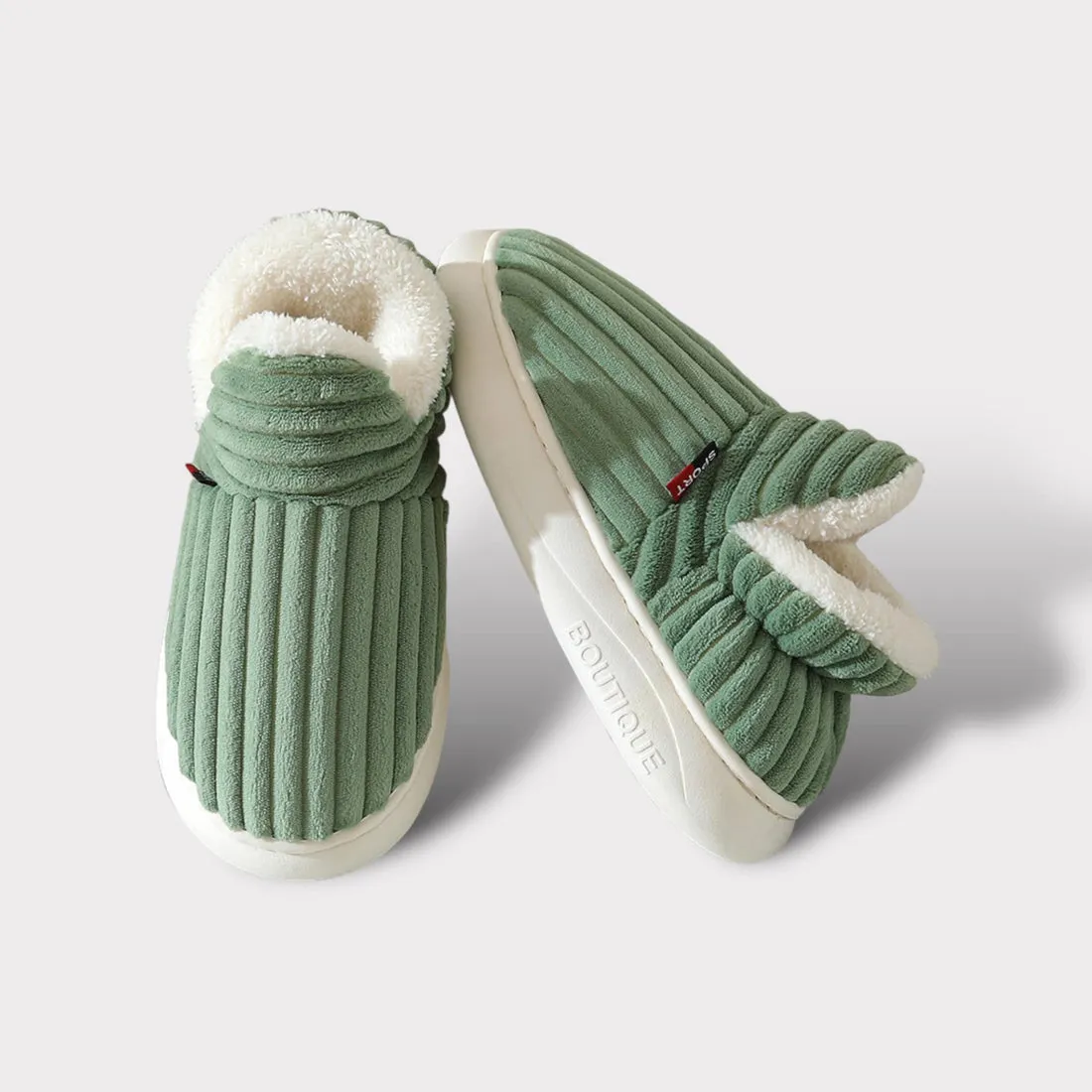 Women's Warm Chunky Ribbed Slippers | Ideal for All Seasons
