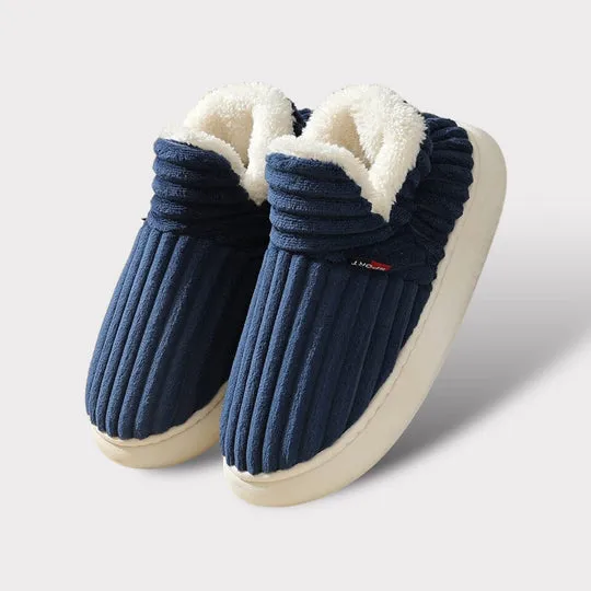 Women's Warm Chunky Ribbed Slippers | Ideal for All Seasons