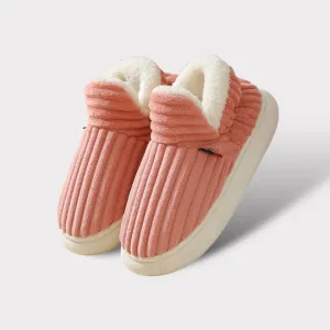 Women's Warm Chunky Ribbed Slippers | Ideal for All Seasons