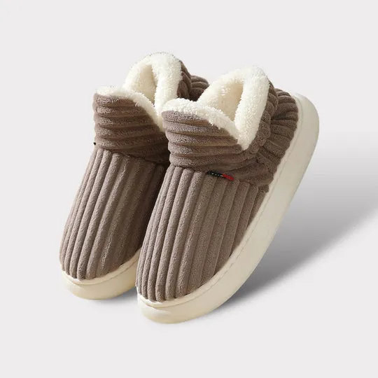 Women's Warm Chunky Ribbed Slippers | Ideal for All Seasons
