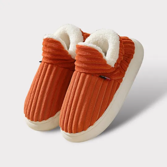 Women's Warm Chunky Ribbed Slippers | Ideal for All Seasons