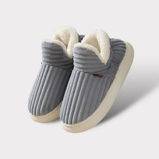 Women's Warm Chunky Ribbed Slippers | Ideal for All Seasons