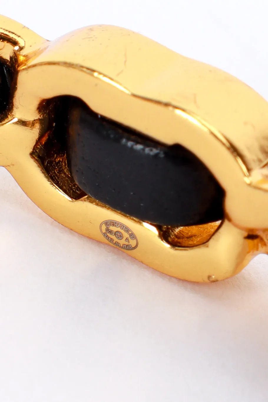 Woven Leather Chain Bangle