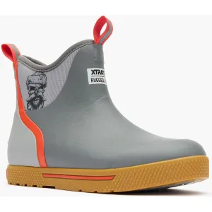 Xtratuf Men's Wheelhouse 6" Soft Toe Waterproof Ankle Deck Work Boot -Grey- XMW102