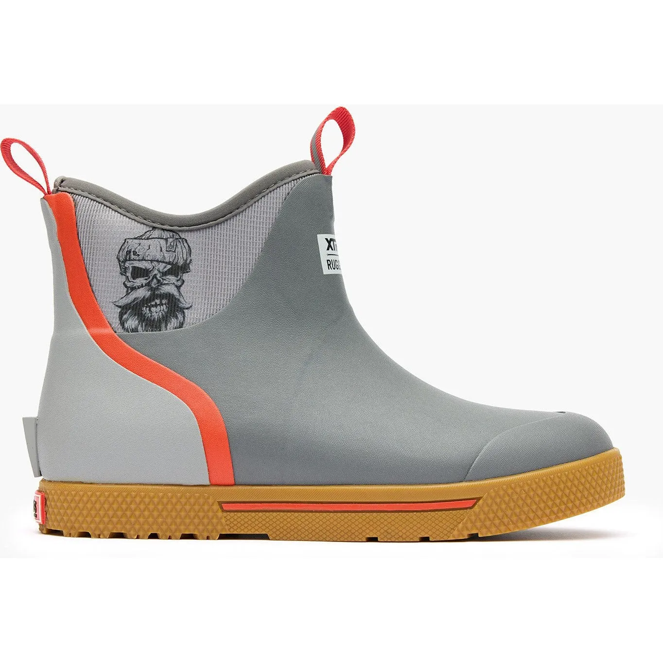 Xtratuf Men's Wheelhouse 6" Soft Toe Waterproof Ankle Deck Work Boot -Grey- XMW102