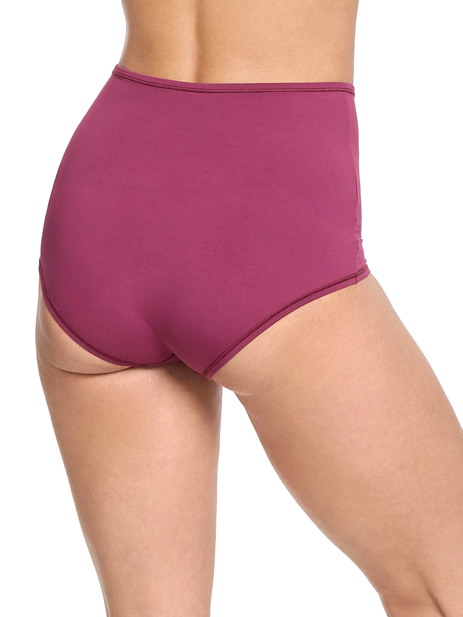 YourFit™ High Rise Boyshort Mulled Wine Red Sale