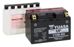 Yuasa Battery Maintenance Free AGM YT9B-BS Part# YUAM629B4